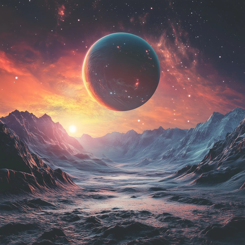 孤独星球悬太空