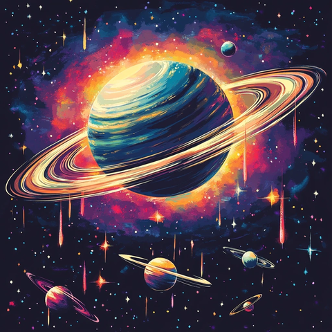 星球环形与流星雨