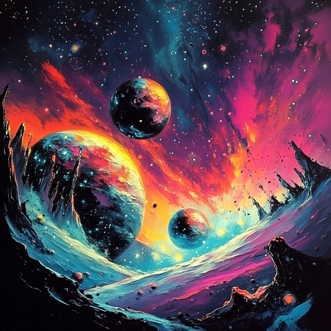 外星行星轨道星云