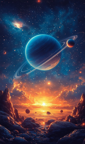 蓝色行星环形陨石带