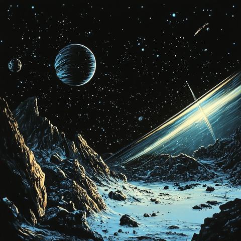 土星与小行星流星群