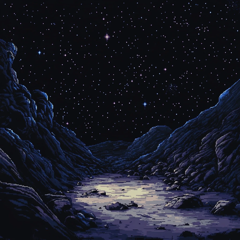 星空背景文字排版