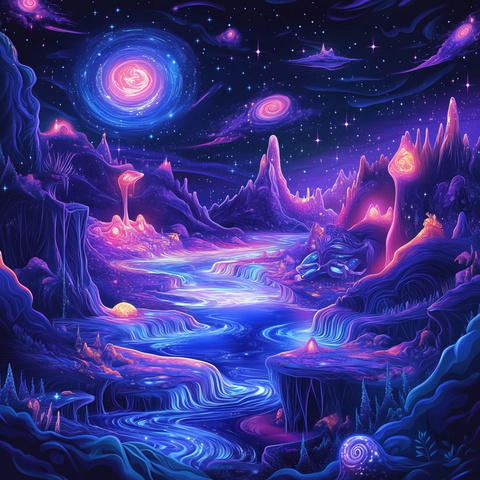 神秘生物与星河奇景