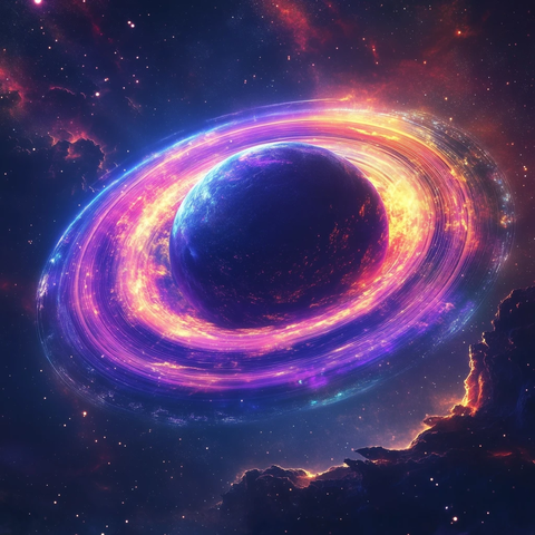 发光星球与多变地貌