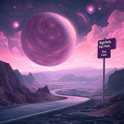 探索未知路径与星空美景