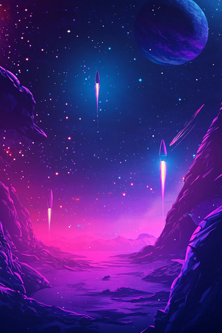 银河火箭周年庆典海报