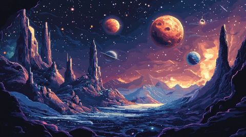 星际飞船主菜单界面