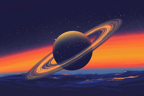 宇宙光环几何纹样