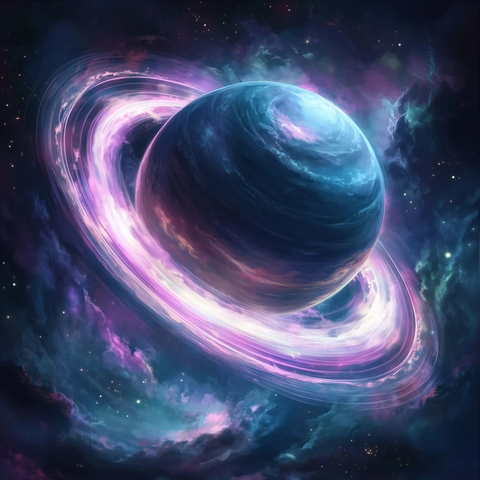 气体巨行星云带光环