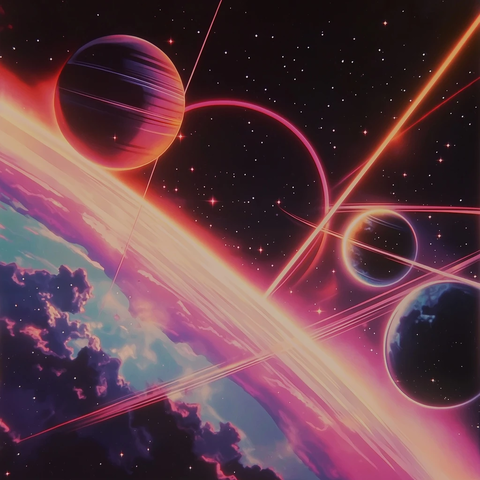 星系轨道与日食效应