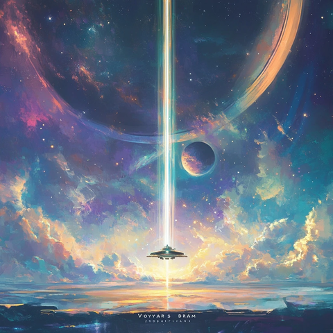 宇宙航行与星云景象