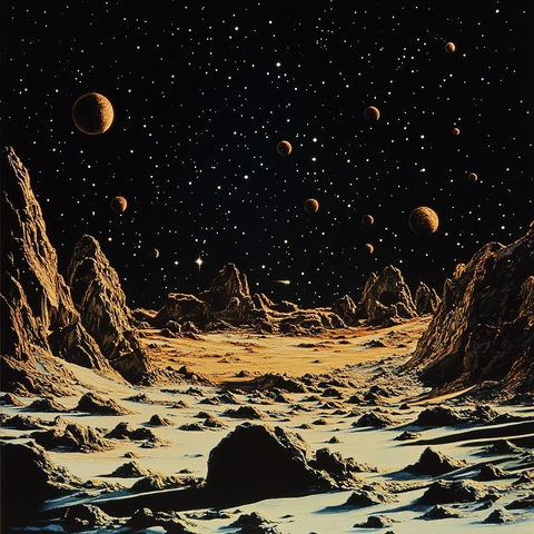 星际地形与黑色宇宙