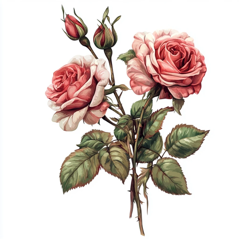 迷你玫瑰洛可可花束