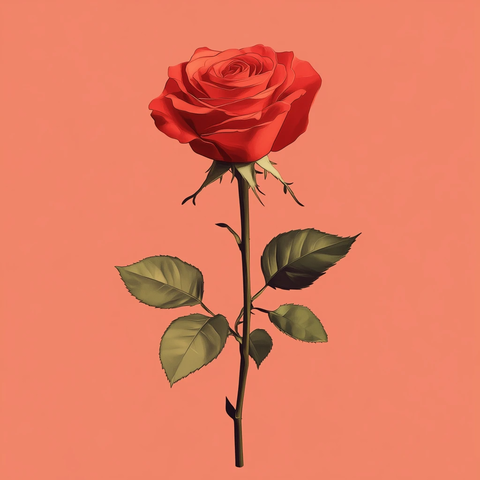 复古风格玫瑰静物