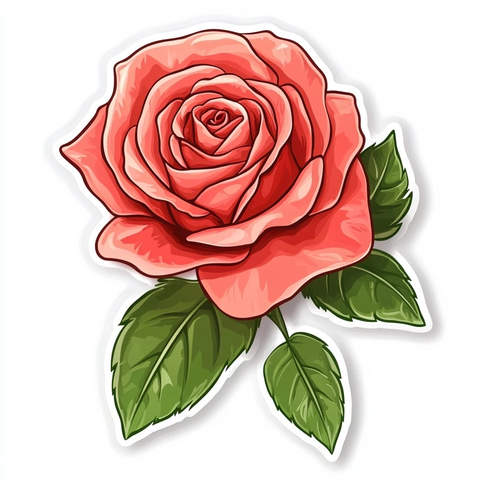 玫瑰花叶子顶部视角