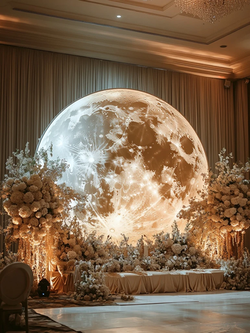 月亮婚礼装饰