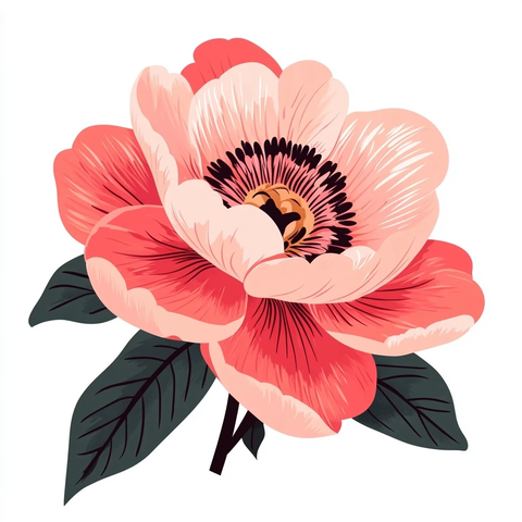 粉色佩妮矢量插画