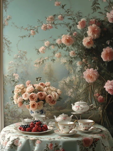 茶会客厅场景图