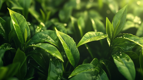茶叶泡制细节特写