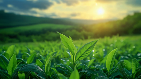 绿色自然露营场景