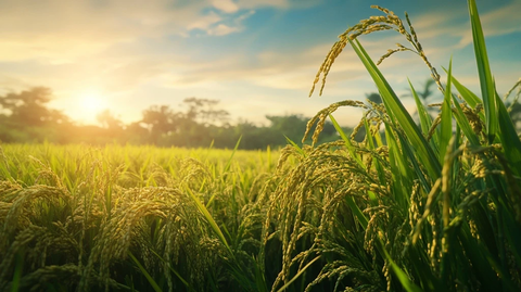 稻田劳作场景实拍