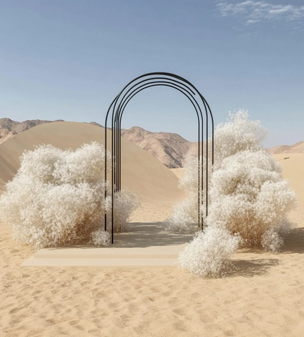 沙漠金属拱门