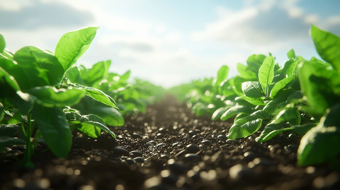 大豆种植园自然景观