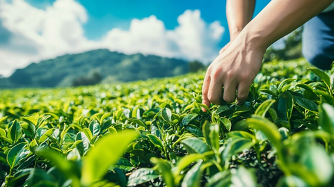 山间茶园采茶忙