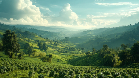 咖啡种植园自然景观