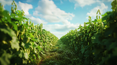 跳跃田野色彩明亮