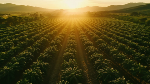 咖啡种植园航拍景象