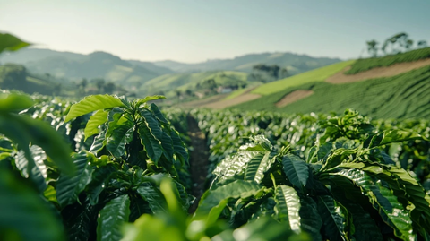 咖啡农场阳光自然光景