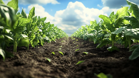 作物生长特写图