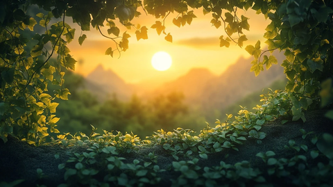 女王与藤蔓太阳与山脉