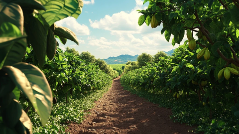 可可农场自然风光