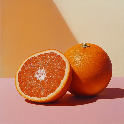 橙子半橙切片组合