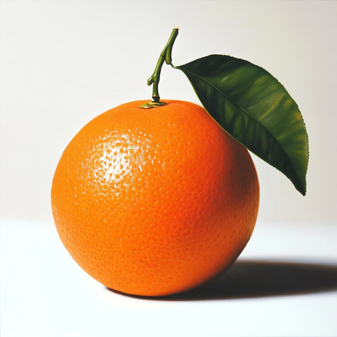 光滑亮丽橙子特写