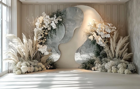 婚礼背景墙装饰