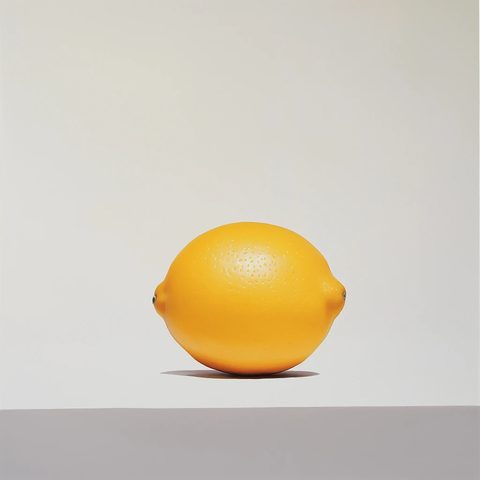 真实柠檬无叶特写