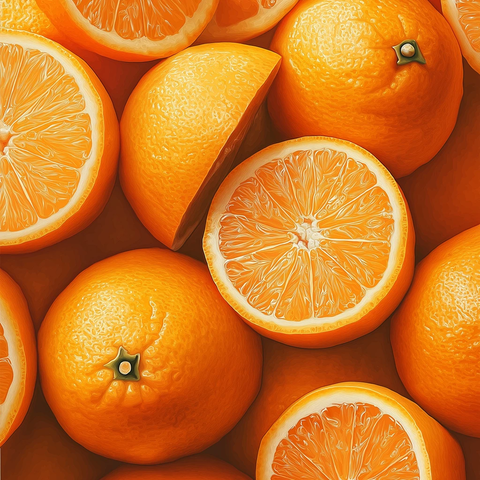 橙子摆放满屏覆盖