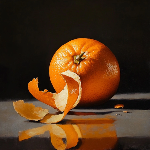 剥皮橙子戏剧光影