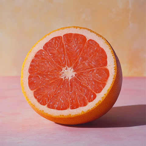 葡萄柚静物摄影