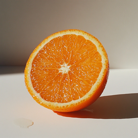 新鲜橙子静物特写