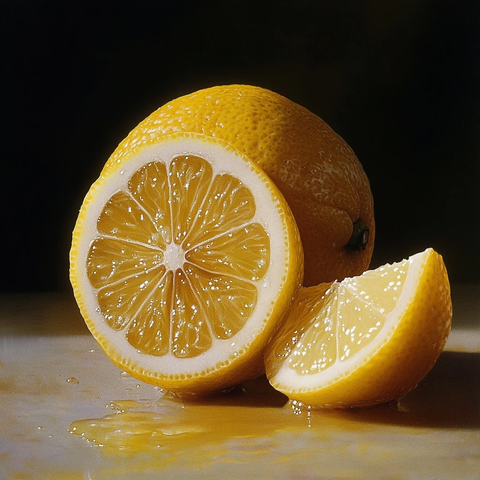 柠檬超写实摄影展品
