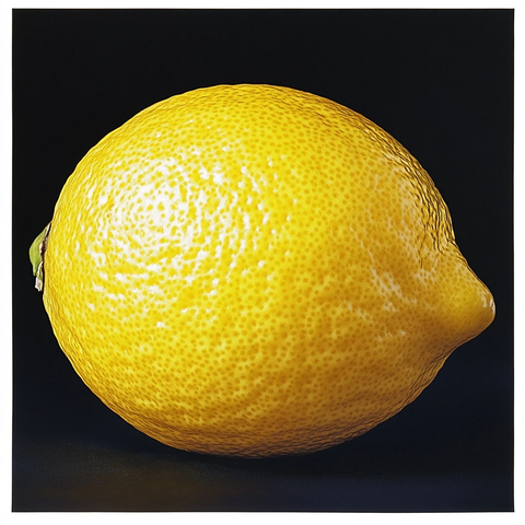 柠檬表面特写
