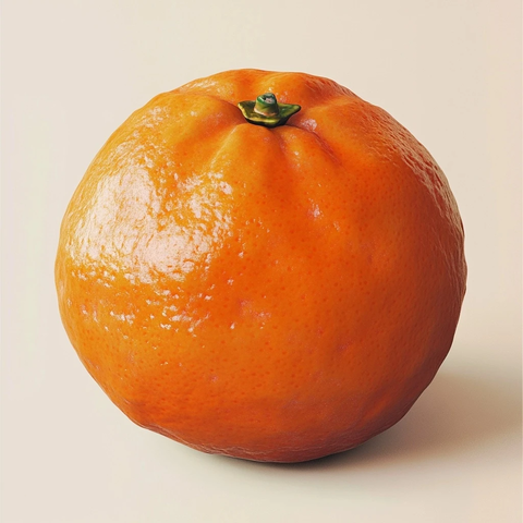 饱满巴贝柑特写