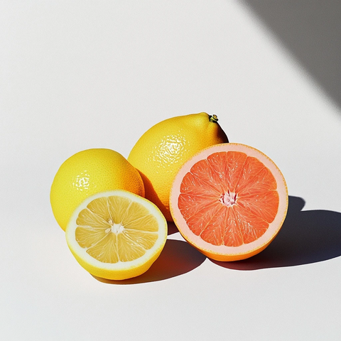 柠檬葡萄柚切块组合