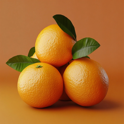 橙子聚集自然光线