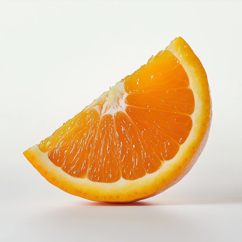 半切橙子前视图低角度