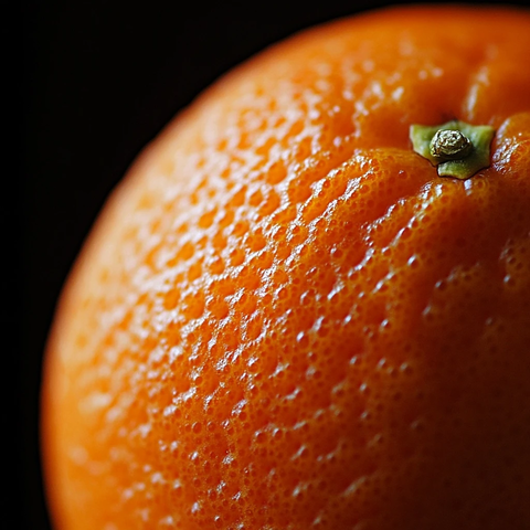 橙子皮纹理特写